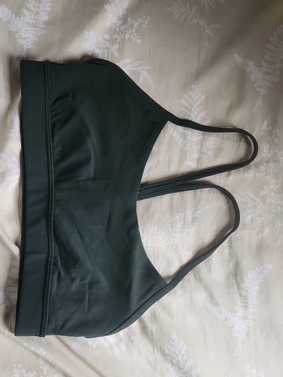lululemon athletica Tops - Lululemon Flow Y Sports Bra Size 8 Green